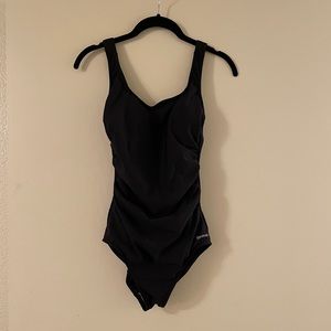 Reebok Black One-Piece Swimsuit